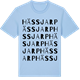 Blue Soul t-shirt med Hässjarp ordlek t-shirt