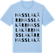 Blue Soul t-shirt med Hasslakärr ordlek t-shirt