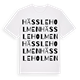 Hässleholmen ordlek t-shirt