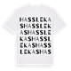 Hasslekas ordlek t-shirt