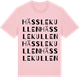 Pink Cotton t-shirt med Hässlekullen ordlek t-shirt
