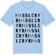 Blue Soul t-shirt med Hassleryr ordlek t-shirt