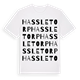 Hassletorp ordlek t-shirt