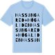 Blue Soul t-shirt med Hassungared + Högaliden ordlek t-shirt