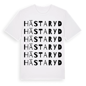 Hästaryd ordlek t-shirt – ekologisk bomull t-shirt från Pinshirt