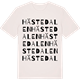 Vintage White t-shirt med Hästedalen ordlek t-shirt