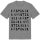 Mid Heather Gray t-shirt med Hästekulla ordlek t-shirt