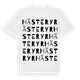 White t-shirt med Hästeryr ordlek t-shirt