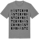 Mid Heather Gray t-shirt med Hästeryr ordlek t-shirt