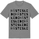 Mid Heather Gray t-shirt med Hästeskede ordlek t-shirt