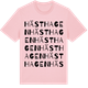 Pink Cotton t-shirt med Hästhagen ordlek t-shirt