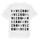 White t-shirt med Havberg ordlek t-shirt
