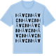 Blue Soul t-shirt med Håven ordlek t-shirt