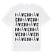White t-shirt med Håven ordlek t-shirt