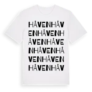 Håven ordlek t-shirt – ekologisk bomull t-shirt från Pinshirt