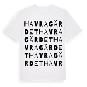 Havragärdet ordlek t-shirt – ekologisk bomull t-shirt från Pinshirt