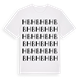 White t-shirt med HB ordlek t-shirt