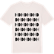 Vintage White t-shirt med HD ordlek t-shirt
