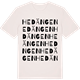 Vintage White t-shirt med Hedängen ordlek t-shirt