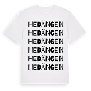 Hedängen ordlek t-shirt – ekologisk bomull t-shirt från Pinshirt