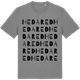 Mid Heather Gray t-shirt med Hedared ordlek t-shirt