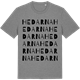 Mid Heather Gray t-shirt med Hedarna ordlek t-shirt