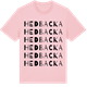 Pink Cotton t-shirt med Hedbacka ordlek t-shirt