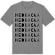 Mid Heather Gray t-shirt med Hedbacka ordlek t-shirt