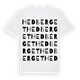 Hedberget ordlek t-shirt