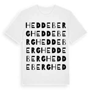 Heddeberg ordlek t-shirt – ekologisk bomull t-shirt från Pinshirt