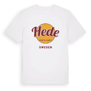Hede cirkel t-shirt – ekologisk bomull t-shirt från Pinshirt