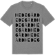 Mid Heather Gray t-shirt med Hede gård ordlek t-shirt
