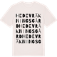 Vintage White t-shirt med Hede Vräkningsgård ordlek t-shirt