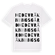 Hede Vräkningsgård ordlek t-shirt