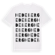 White t-shirt med Hedeberg ordlek t-shirt