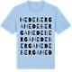 Blue Soul t-shirt med Hedeberga ordlek t-shirt