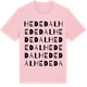 Pink Cotton t-shirt med Hededal ordlek t-shirt