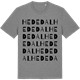 Mid Heather Gray t-shirt med Hededal ordlek t-shirt
