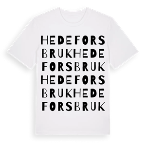 Hedefors bruk ordlek t-shirt – ekologisk bomull t-shirt från Pinshirt