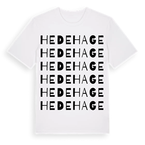 Hedehage ordlek t-shirt – ekologisk bomull t-shirt från Pinshirt