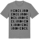 Mid Heather Gray t-shirt med Hedelund ordlek t-shirt
