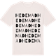 Vintage White t-shirt med Hedemad ordlek t-shirt