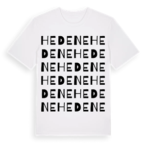 Hedene ordlek t-shirt – ekologisk bomull t-shirt från Pinshirt