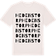 Vintage White t-shirt med Hedenstorp ordlek t-shirt