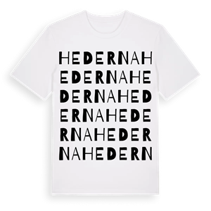 Hederna ordlek t-shirt – ekologisk bomull t-shirt från Pinshirt