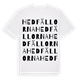 Hedfällorna ordlek t-shirt
