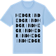 Blue Soul t-shirt med Hedgrind ordlek t-shirt