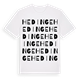 Hedinge ordlek t-shirt