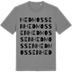Mid Heather Gray t-shirt med Hedmossen ordlek t-shirt