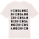 Vintage White t-shirt med Hedskogen ordlek t-shirt